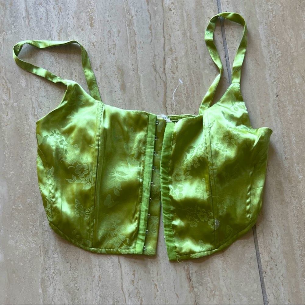 Pacsun small green corset